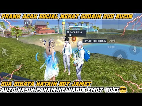 PRANK SOCIAL ISLAND NEKAT GODAIN DUO BUCIN GUA MALAH DIKATAIN BOT JAMET!! AUTO KELUARIN EMOTE 40JT🔥