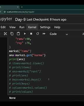 Python get() Method Explained | get() vs Direct Access #shorts