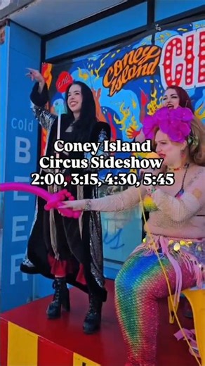 Today, Saturday, April 4, 2026, at Coney Island USA!