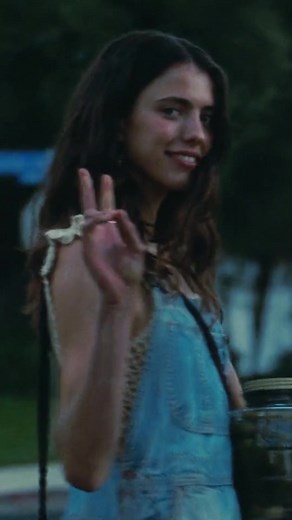 Brad Pitt and Margaret Qualley in Once Upon a Time in Hollywood