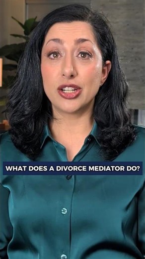 What Does a Divorce Mediator Do? 🤔#divorcemediator #shorts