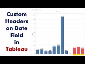 Custom Header on Date Fields In Tableau
