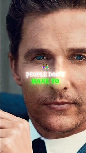 "Be True to Yourself 💪✨ | Matthew McConaughey Wisdom"