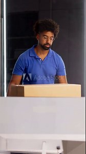 Mover Services. Workers Moving Office