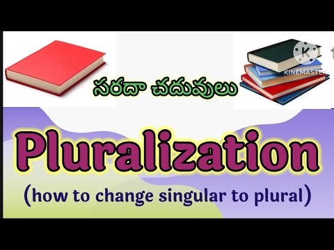 Pluralization ( how to change singular to plural)