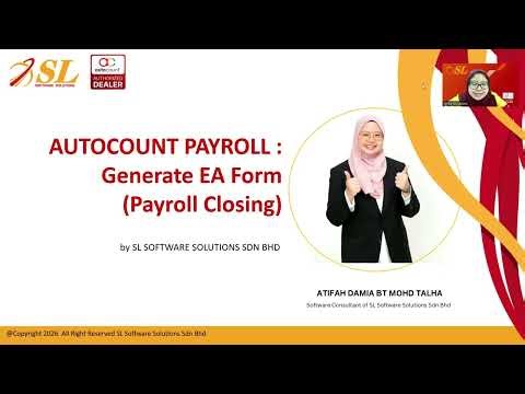 Gemini saidAutoCount Payroll Tutorial: How to Generate EA Forms