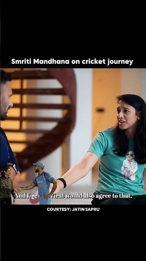 Smriti mandhan about jersey number virat kohli And Me #indiancricketteam #womencricket #menscricket