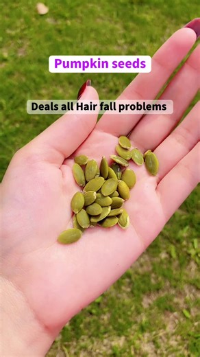 1.\t🌱 Reduce hair loss – Help block DHT (a hormone linked to hair fall), useful in Androgenetic Alopecia. \t2.\t💪 Promote hair growth – Rich in zinc and protein that support new hair growth. \t3.\t✨ Improve hair thickness – Nutrients help make hair strands stronger and fuller. \t4.\t🌟 Add natural shine – Healthy fats and vitamin E give hair a shiny look. \t5.\t🛡️ Strengthen hair roots – Minerals like magnesium keep roots strong. \t6.\t🧴 Nourish the scalp – Provide essential nutrients for a 