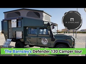 The Barnsley's big adventure, Defender 130 camper tour.
