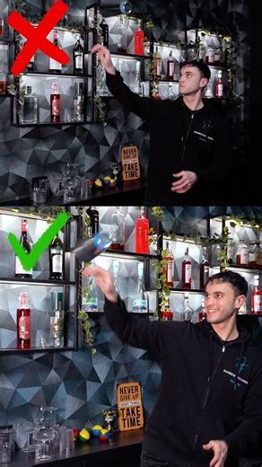 Perfect Shaker Roll Ep.1. E tu sai come farlo? ✨🔥 #barman #flair #learning #trythis #tutorial