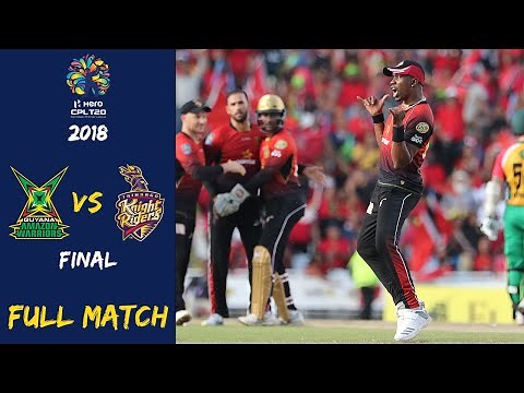 Guyana Amazon Warriors vs Trinbago Knight Riders Full Match | CPL 2018 Final