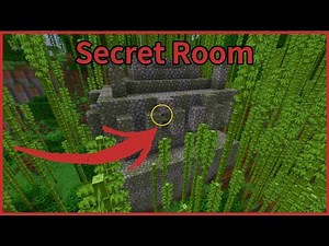 💎The NEWEST secret room in jungle temple (Minecraft)