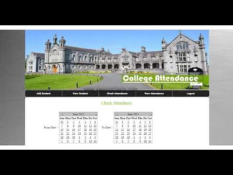 Student Attendance System by Barcode Scan