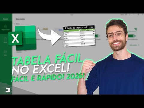 HOW TO MAKE A TABLE IN EXCEL! EASY AND QUICK! 2025! | Lesson 3