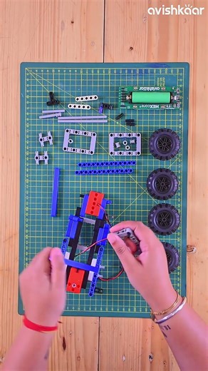 How to Build a Steering Car Robot | Avishkaar MEX