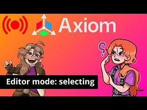 Teaching how to select with the editor mode of Minecraft Axiom Mod!