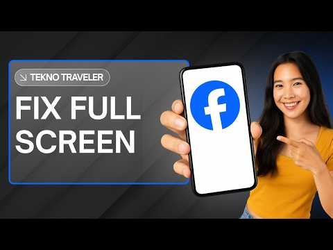 Fix Facebook Full Screen Issues FAST and EASY