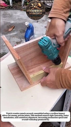 Fast Wood Box Assembly with Impact Driver | Efficient DIY Carpentry