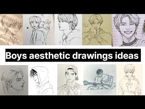Boys aesthetic drawings ideas for beginners |easy drawing idea