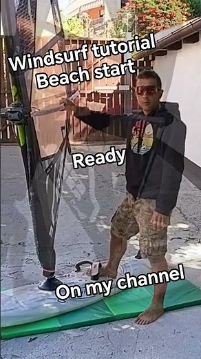 windsurf tutorial for beginner beach start