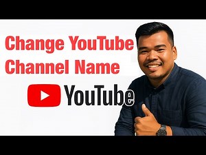 How to Change Your YouTube Channel Name (2025 Step-by-Step Tutorial)
