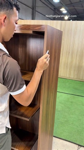 How to Create Hidden Storage Behind a Bookshelf #SecretStorage #HomeHacks #DIYProjects #ASMR