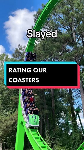 do you agree with our rankings? #sixflags #sixflagsovergeorgia #rollercoasters #coasterenthusiast #themepark #amusementpark #atlanta #georgia #slayed