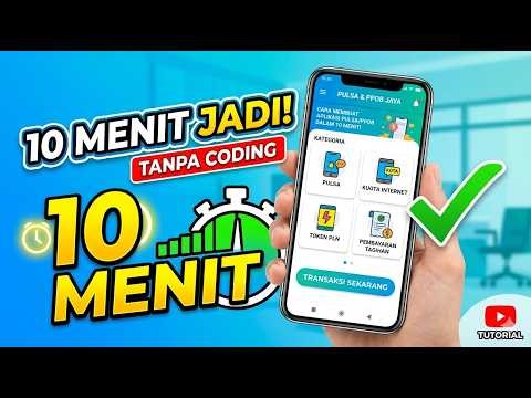 Toko OnlineCara Bikin Aplikasi PPOB & Pulsa dalam 10 Menit — Siap Dipakai Bisnis!