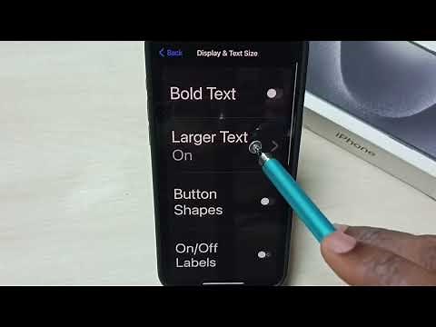 iPhone 12/12 Pro Max : How to Change Font Size or Text Size - 2 Methods