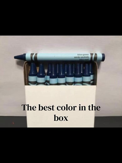 Blue and Green Crayons: The Best Colors