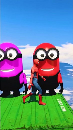 GTA 5 Epic Water Ragdolls Spiderman Jump/Fails Ep 55 #shorts