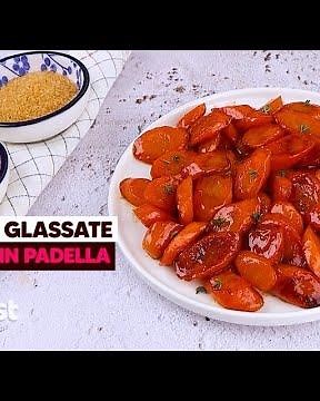 Carote glassate: un contorno semplice e goloso da fare in padella!