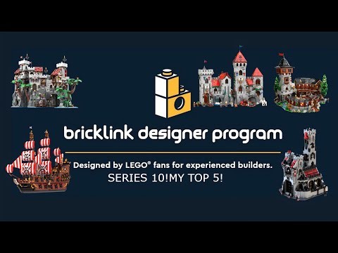 LEGO BrickLink Designer Program Series 10!MY TOP 5!