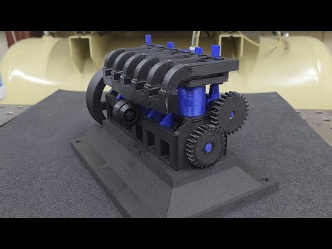 Turbocharged 3d Printed Inline 6 Engine
