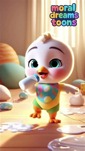 Tony the Baby Bird’s Milk Dance | Cute Cartoon Short | Moral Dreams Toons