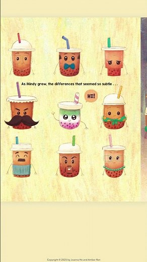 A sweet, bubbly tale about a young boba tea who learns that being you is being enough!