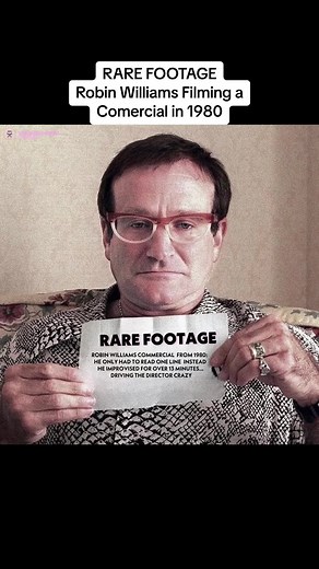 Rare Footage of Robin Williams Shooting A Commercial In 1980🎬 He Had One Line To Read…What Followed Was 13 Minutes Of Comedic Genius As Robin Improvises While Trying To Find Himself In A Variety Of Characters‼️🎭 #robinwilliams #improvisation #robinwilliamsedit The Cinema Group™️ For More Cinema Content Daily👇🏼 Please ❤️, Comment, or Share Follow 👉🏼 TheCinemaGroup 🎬