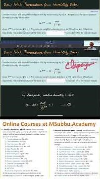 Dew-Point temperature of Air