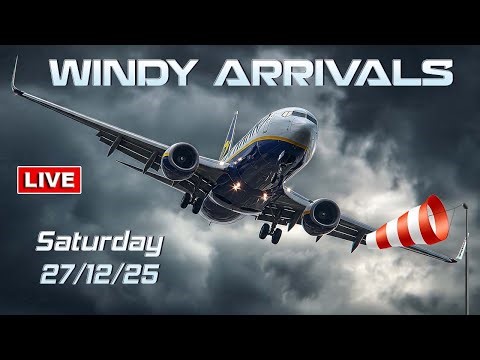 🔴LIVE Windy Weather Plane Spotting Action! at Dublin Airport 27/12/25 #dublinairport #aviation