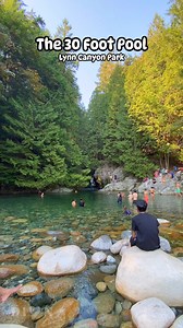 The 30 Foot Pool refers to the depth of the water at the narrow canyon so cliff jumping is not recommended in the area. #30footpool #lynncanyonpark #northvancouver #nature #beautifulbc | G Ruth Dianne Castillo