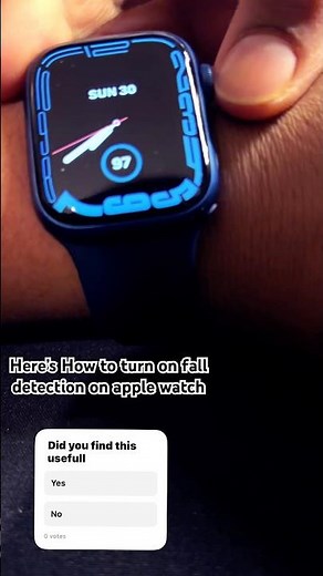 How to turn on fall detection on apple watch # apple #series7 # falldetection