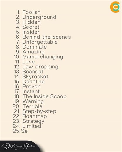 50 Words That Trigger Emotion
