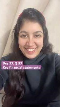 Day 33: Q 33 | Accounts interview question series |key financial statements #shorts #trendingshorts