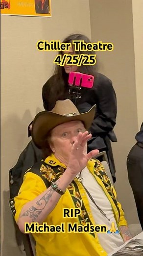 Michael Madsen’s last appearance at the 2025 Chiller Theatre Convention #ripmichaelmadsen