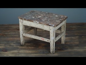 Restoration of old stool - 🎬