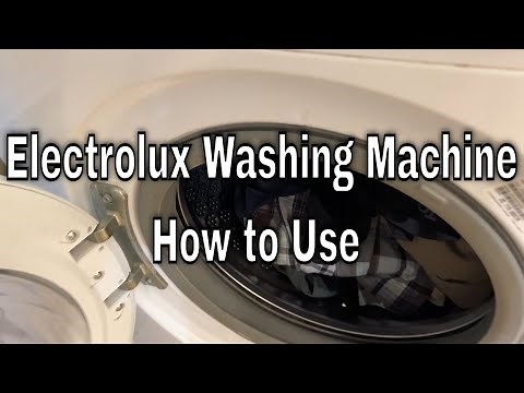 How to Use Electrolux Washing Machine