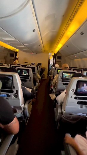 Inside View of an Airplane