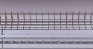 3D BIM model of the metro tunnel