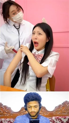 Vaccination 💉 Reaction 😱 | Funniest Injection Moment Ever #Shorts