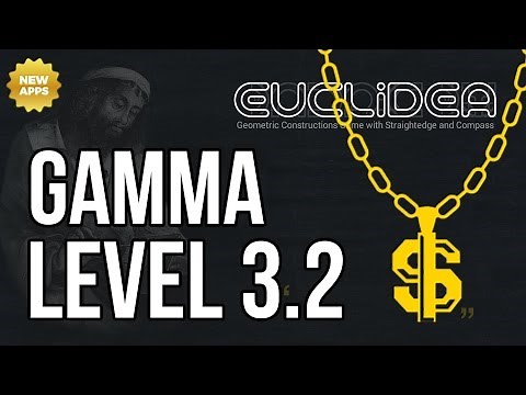 Euclidea 3.2 Walkthrough - Gamma Level 3.2